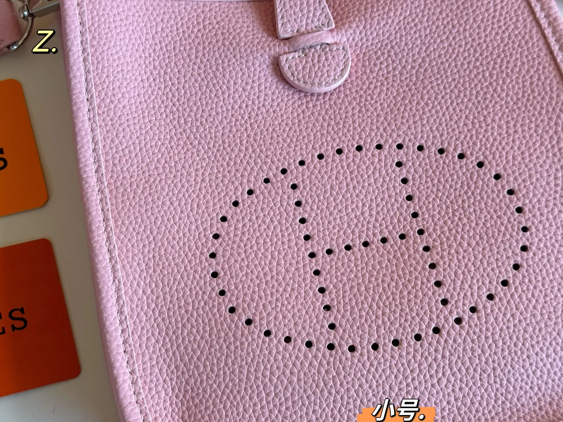 Herm??s Evelyne TPM Mauve Sylvestre Clemence Palladium Hardware - 图片 4