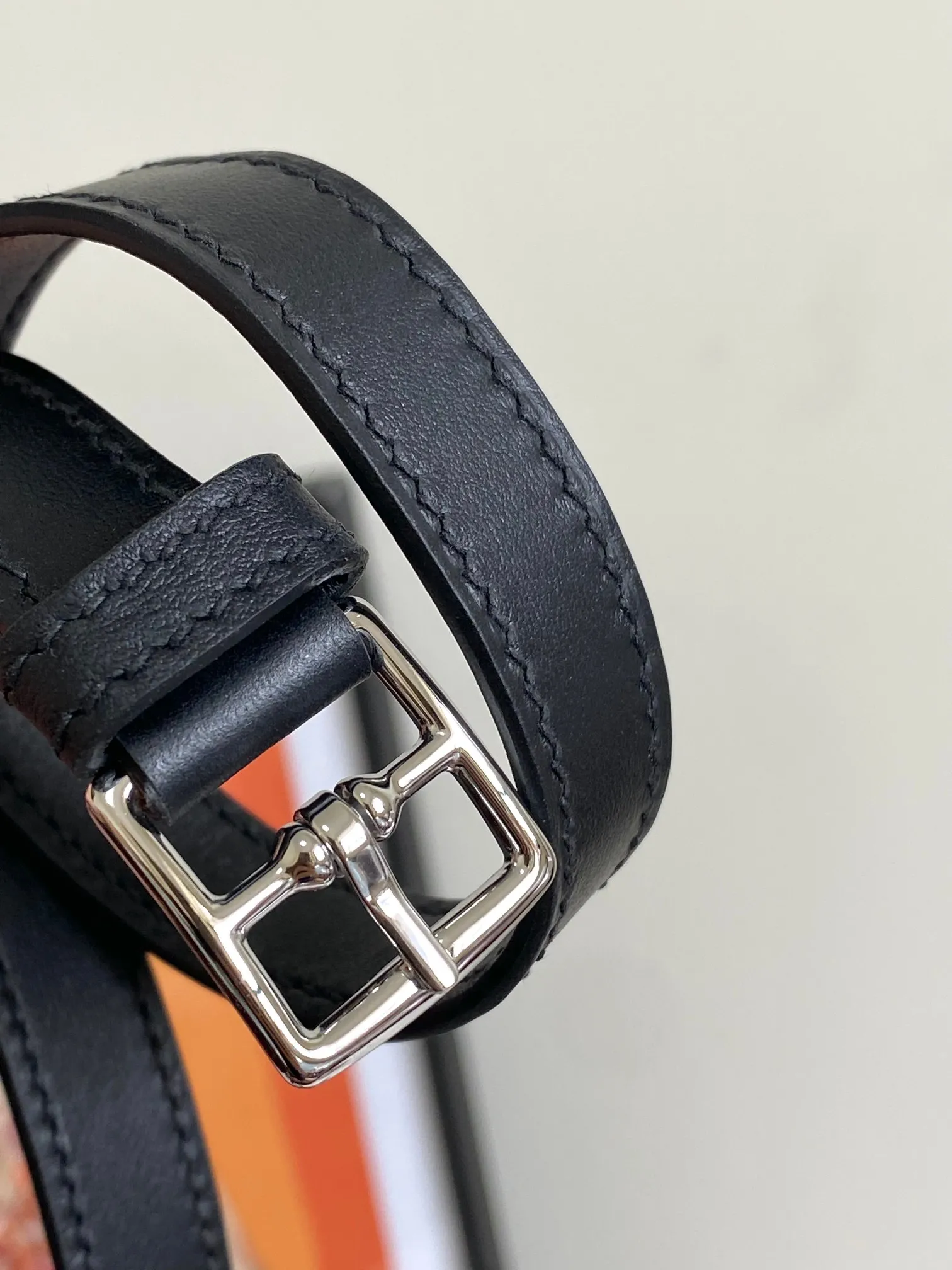 Herm??s Kelly Moove Black Swift Palladium Hardware - 图片 10