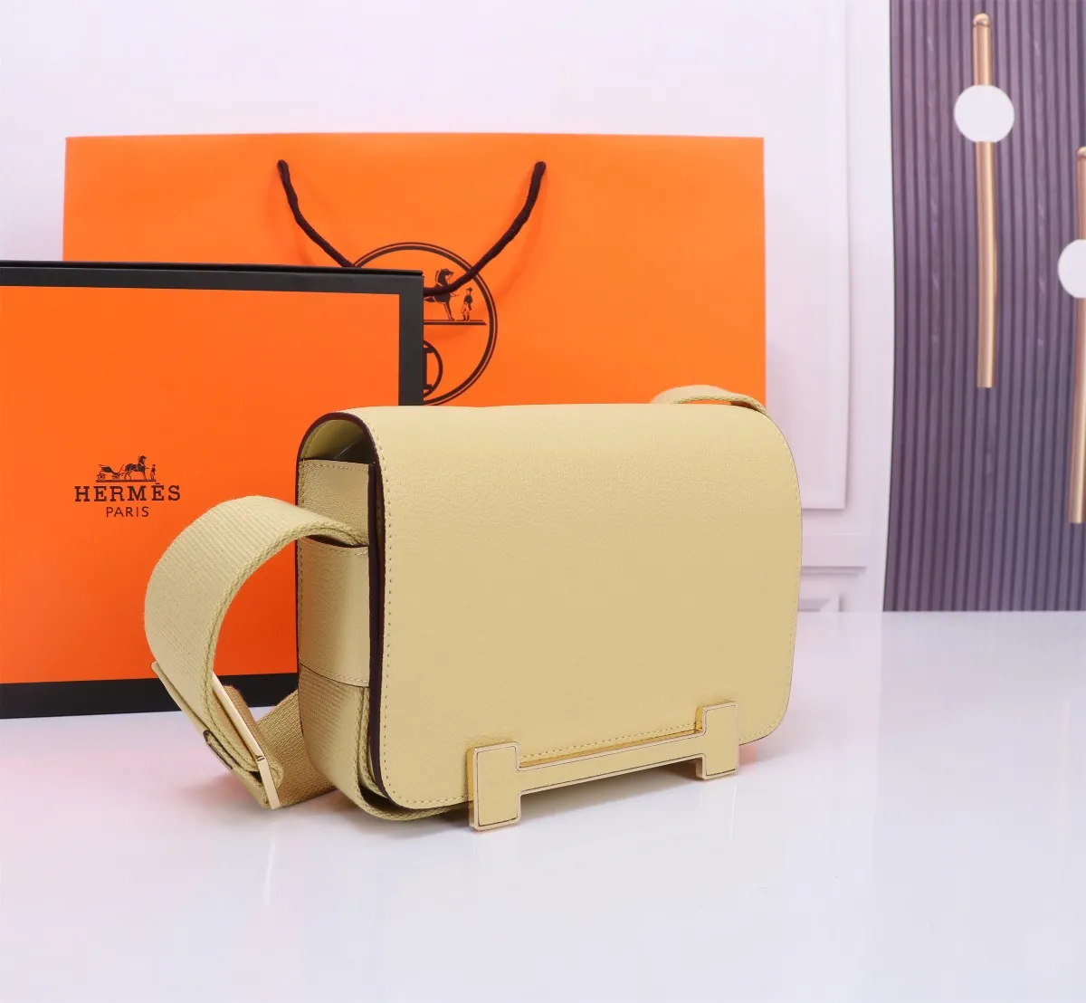 Hermes Geta Bag H083052CCAG - Image 3