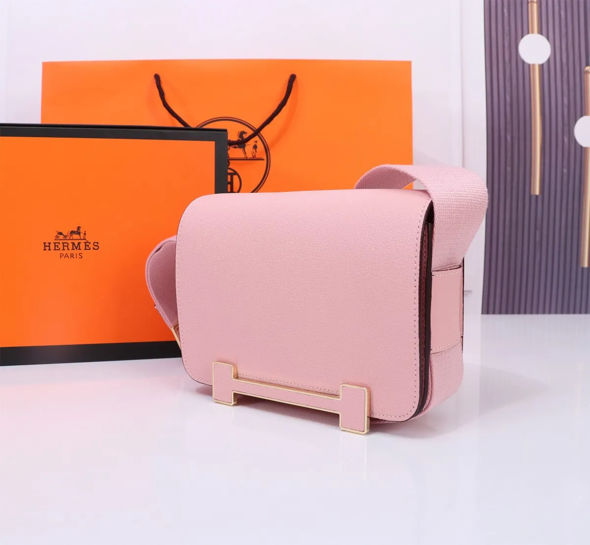 Hermes Geta Bag H083052CKBJ - 图片 4