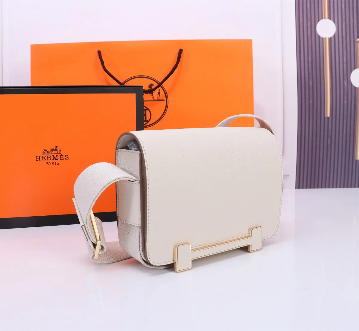 Hermes Geta Bag H083052CCAT - Image 3