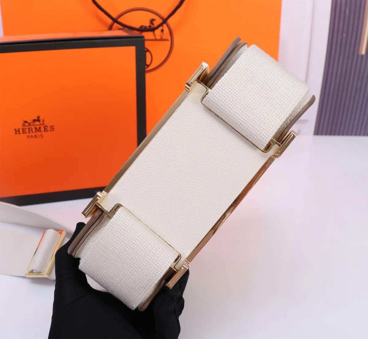 Hermes Geta Bag H083052CCAT - Image 9