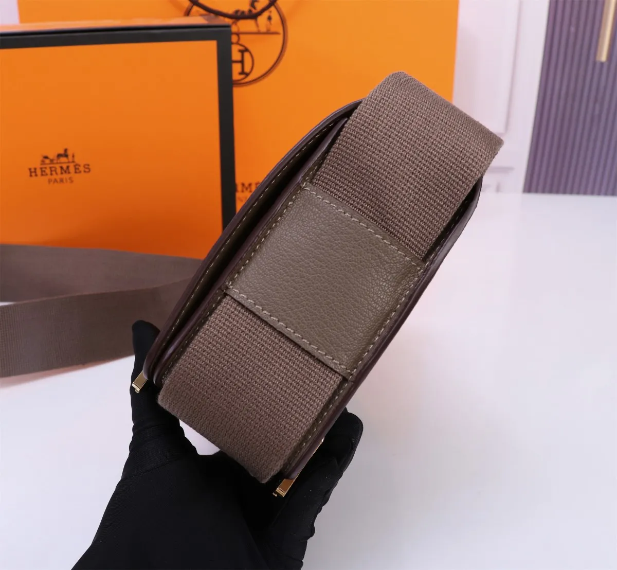 Hermes Geta Bag H085408CKAG - Image 9