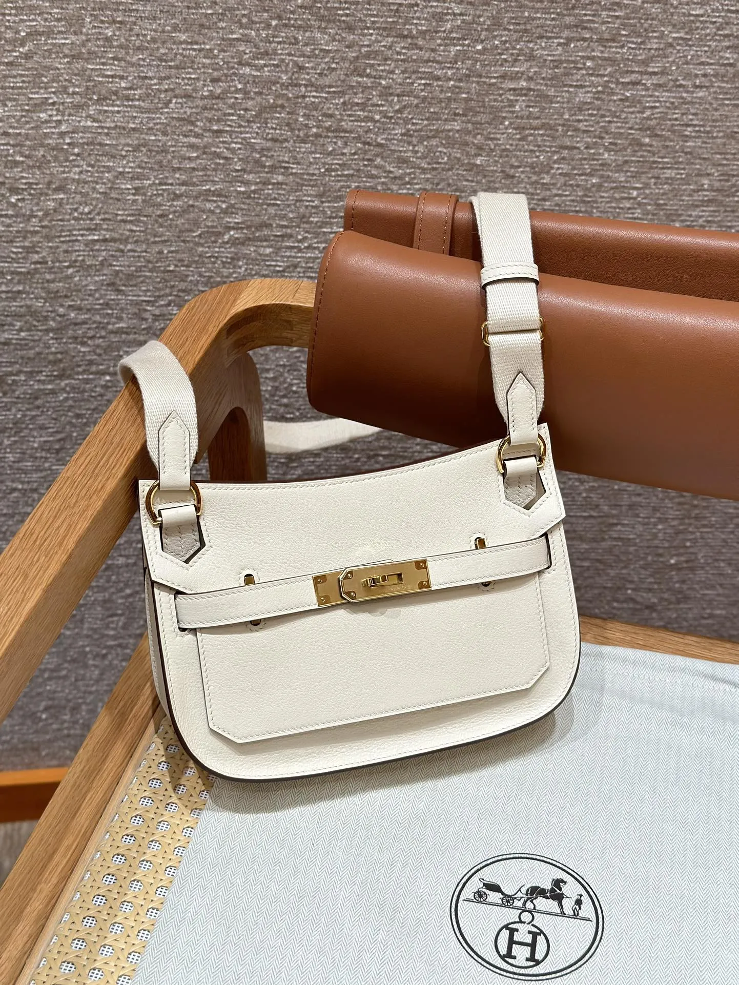 Herm??s Mini Jypsiere Nata Swift Gold Hardware - 图片 2