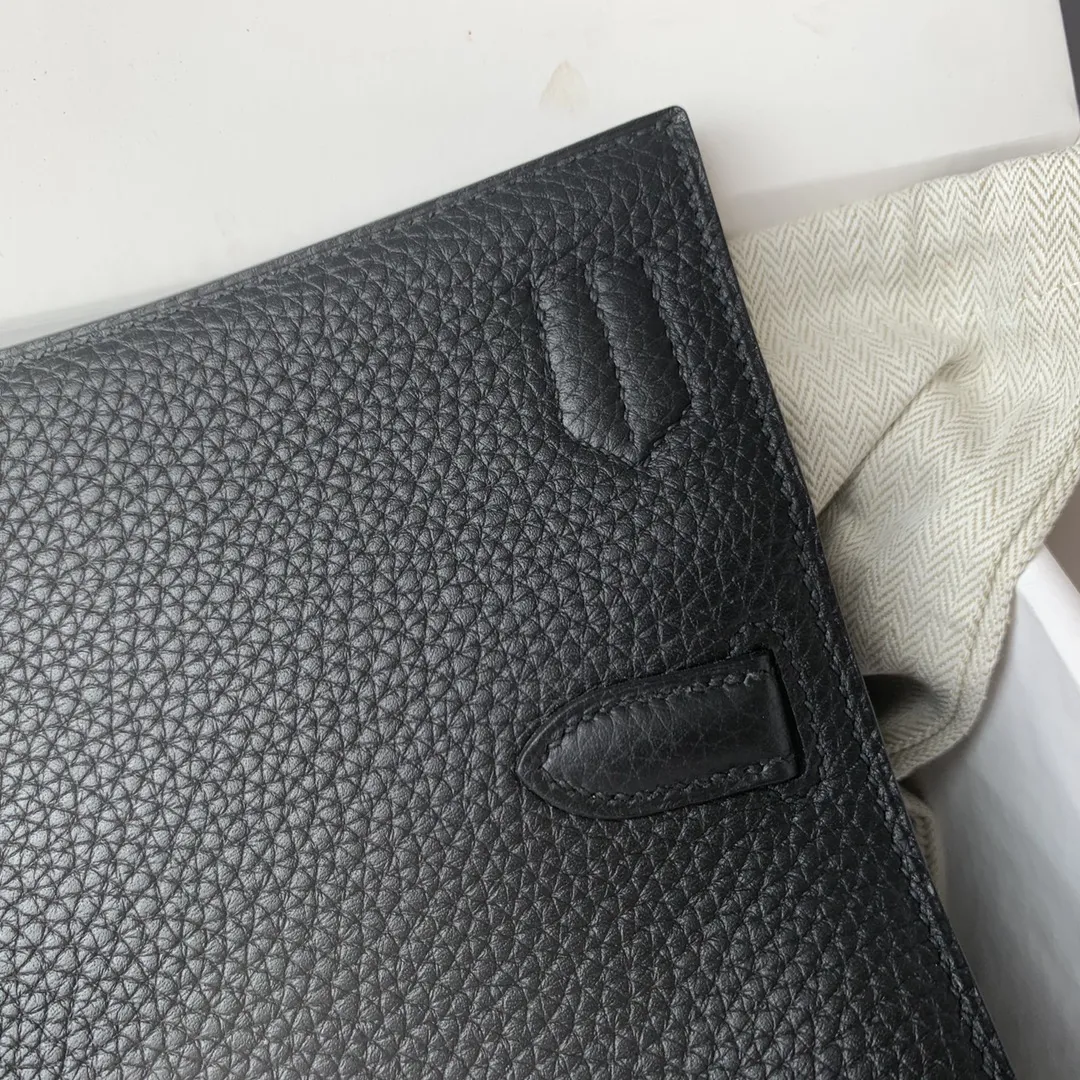 Herm??s Jypsiere Mini Black Evergrain Palladium Hardware - 图片 5