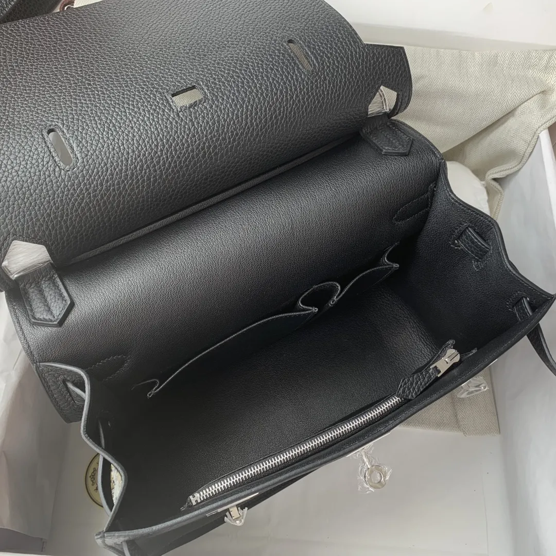 Herm??s Jypsiere Mini Black Evergrain Palladium Hardware - 图片 9