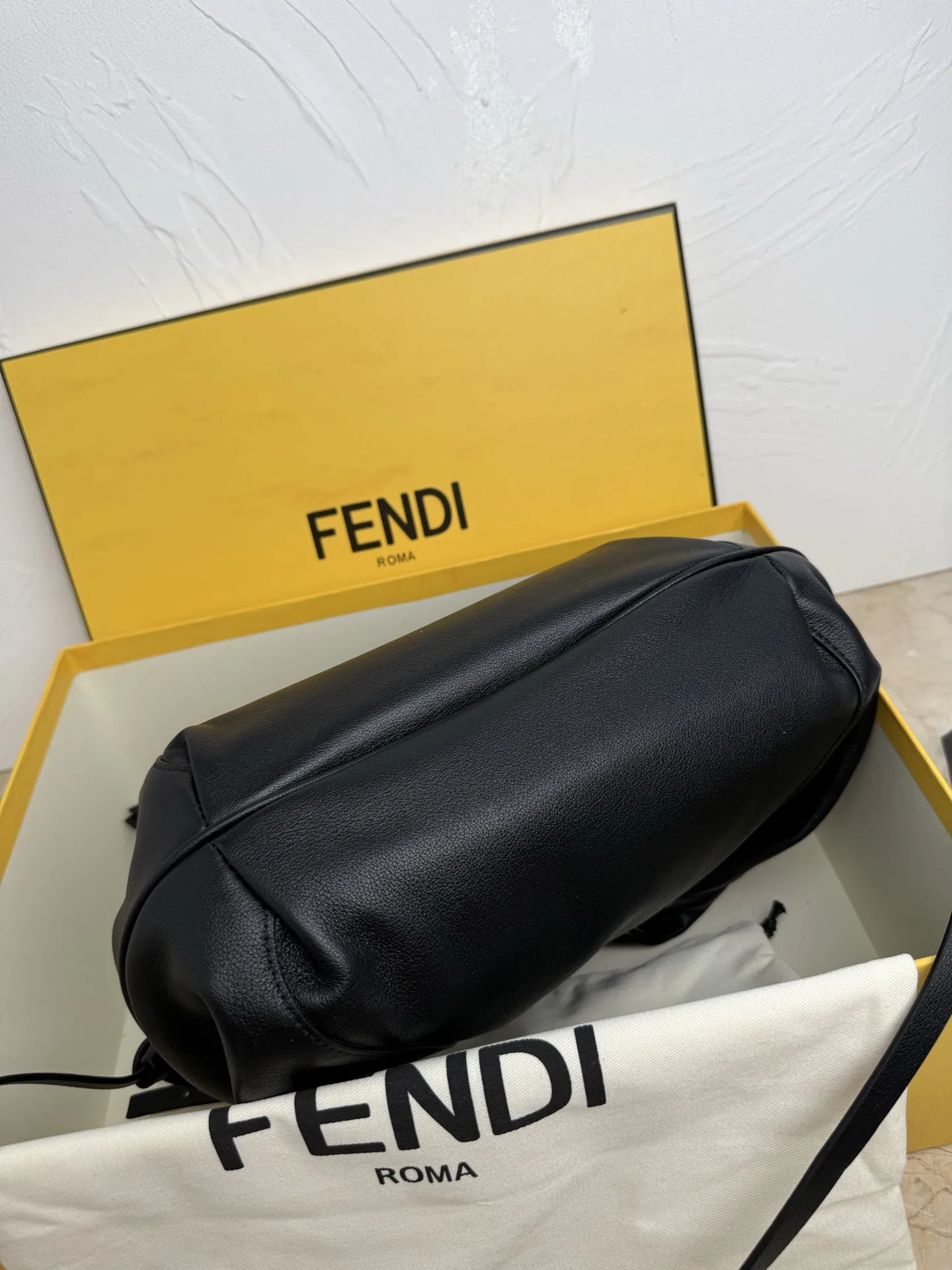 Fendi Spy Small Black leather bag 8BR838 - 图片 10
