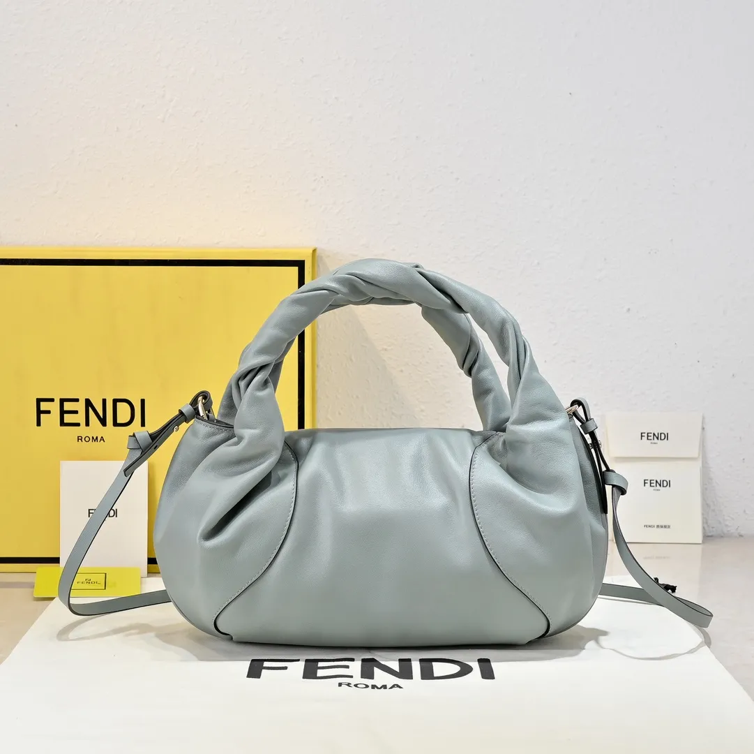 Fendi Spy Small Matcha green leather bag 8BR838 - Image 3