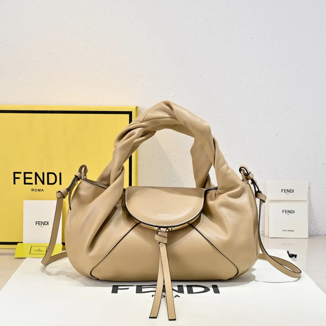 Fendi Spy Small Beige leather bag 8BR838 - Image 2