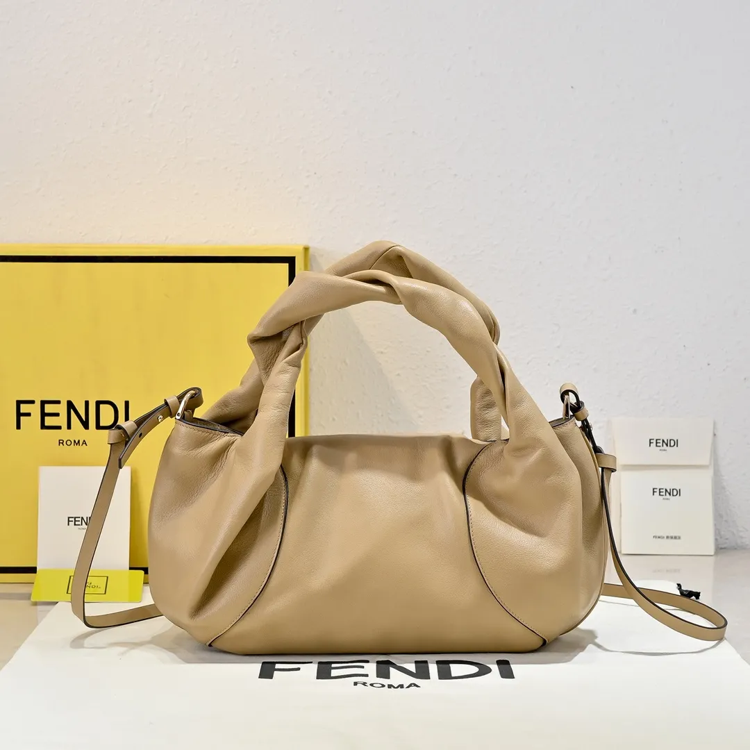 Fendi Spy Small Beige leather bag 8BR838 - Image 3