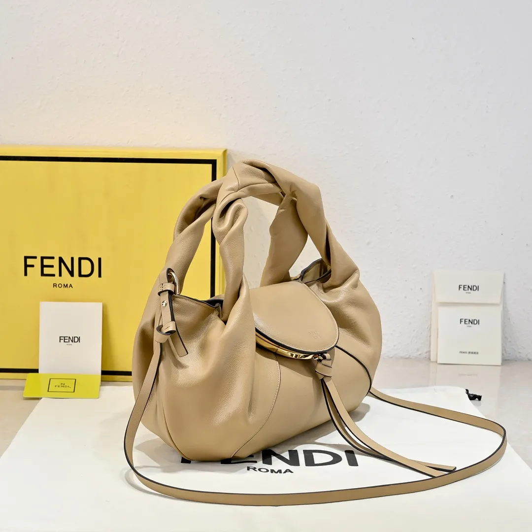 Fendi Spy Small Beige leather bag 8BR838 - Image 4