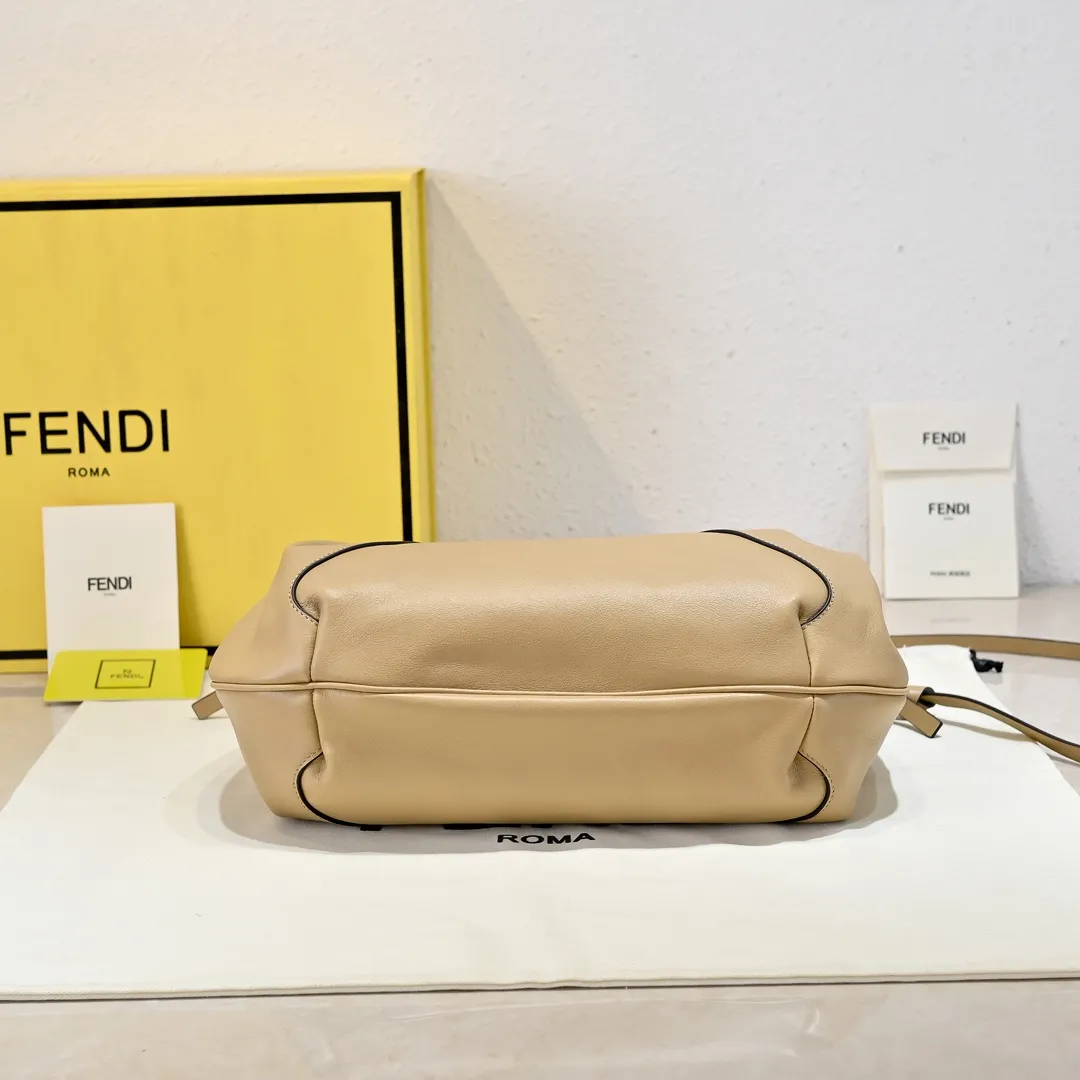 Fendi Spy Small Beige leather bag 8BR838 - Image 6