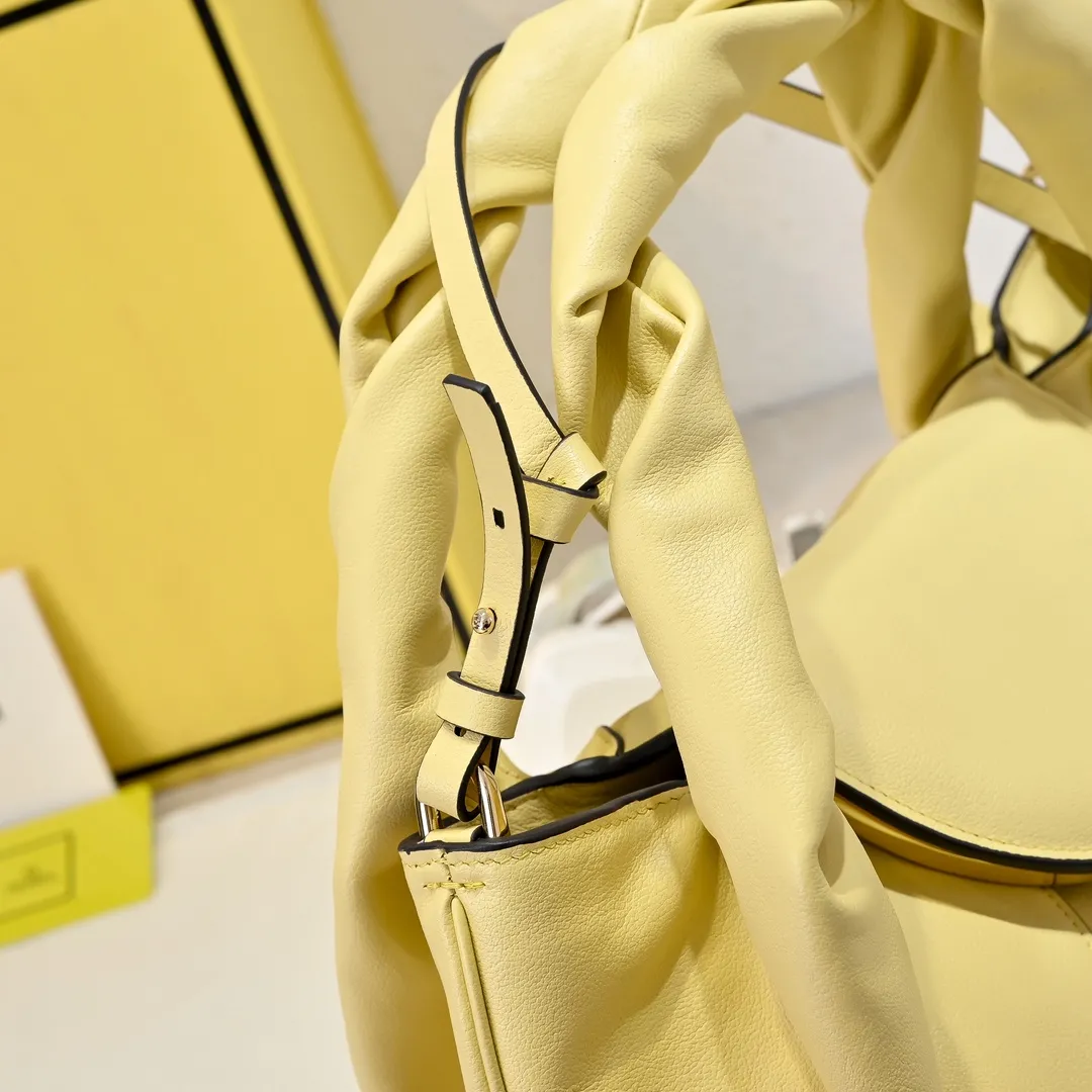 Fendi Spy Small Yellow leather bag 8BR838 - Image 9