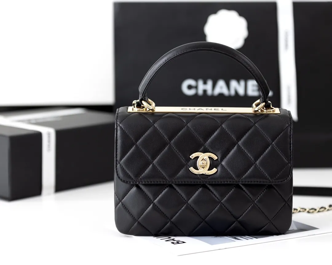 Alternative view of Chanel Small Quilted Lambskin Trendy CC Flap A92236