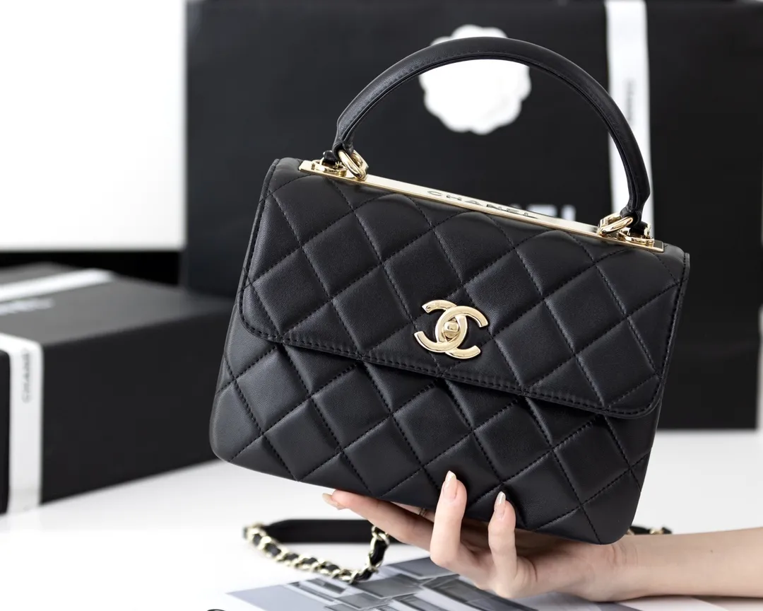Chanel Small Quilted Lambskin Trendy CC Flap A92236 - Image 3