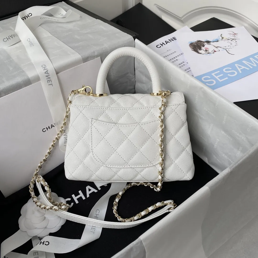 Chanel Caviar Quilted Extra Mini Coco Handle Flap AS2215 - 图片 3