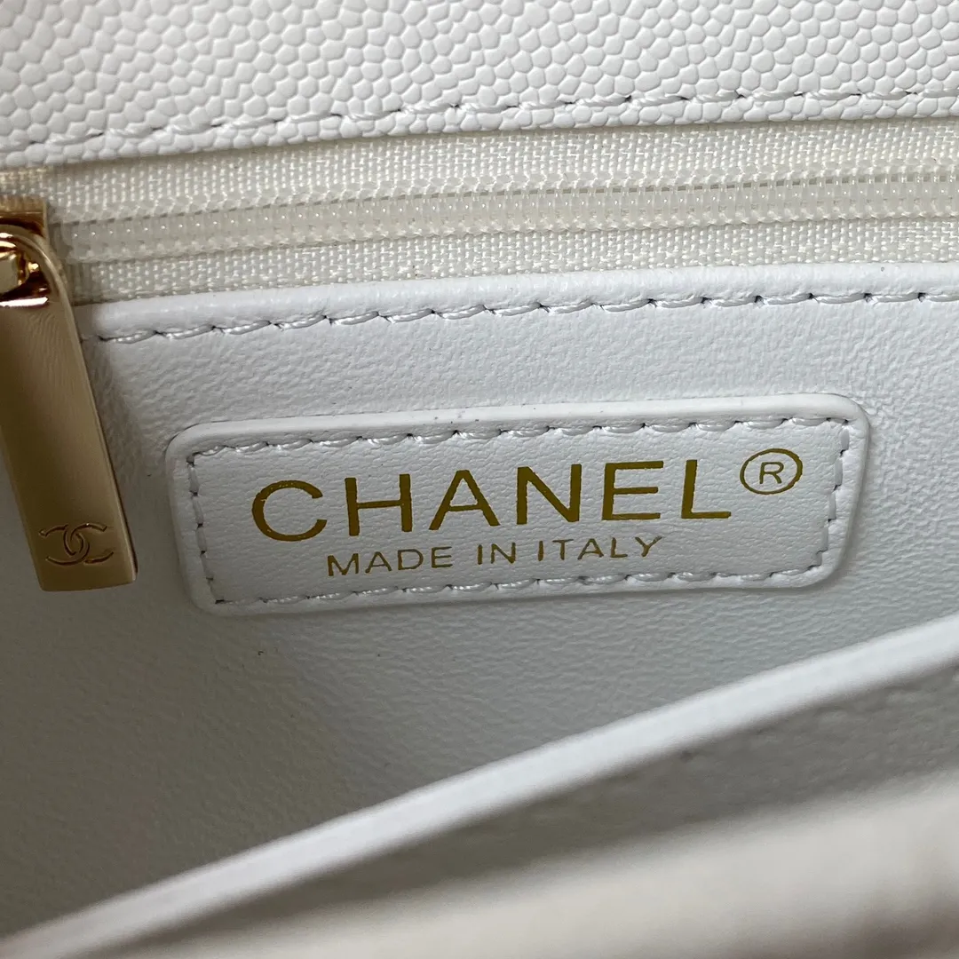 Chanel Caviar Quilted Extra Mini Coco Handle Flap AS2215 - 图片 8
