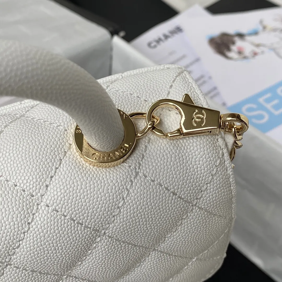 Chanel Caviar Quilted Extra Mini Coco Handle Flap AS2215 - 图片 9