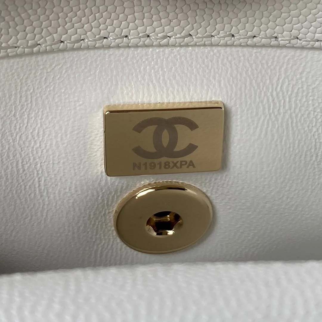 Chanel Caviar Quilted Extra Mini Coco Handle Flap AS2215 - 图片 10