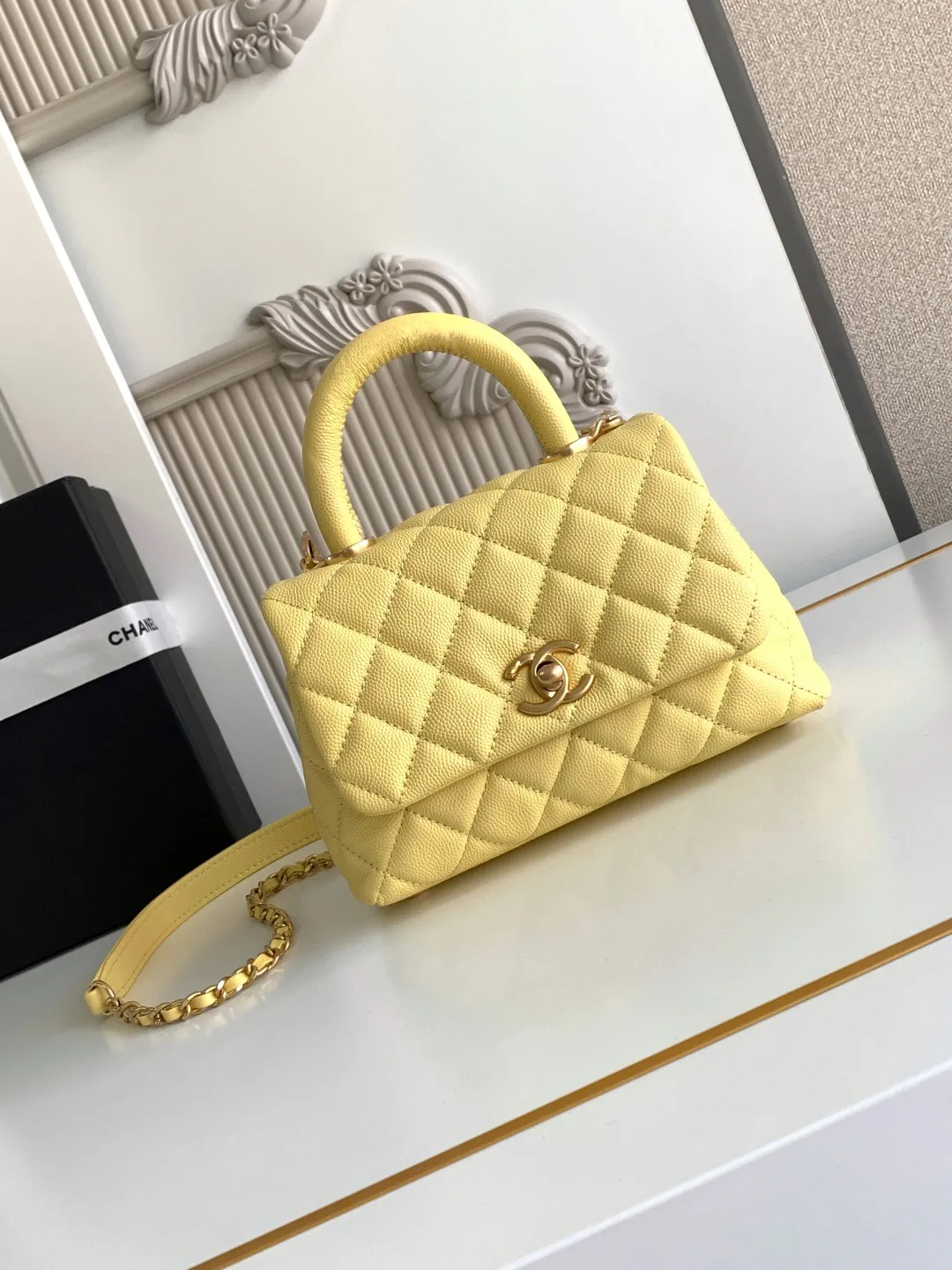 Alternative view of Chanel Caviar Quilted Extra Mini Coco Handle Flap AS2215