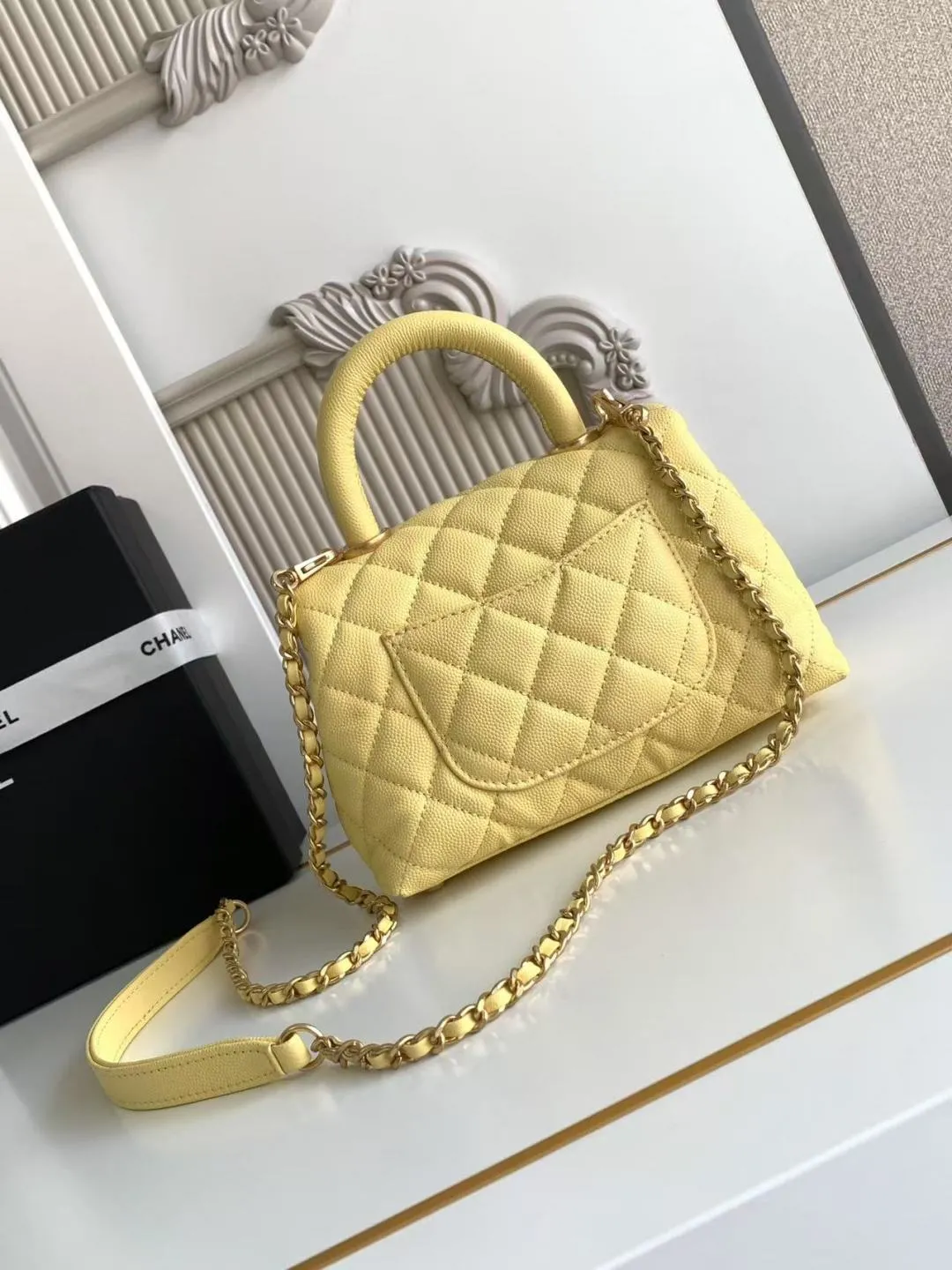 Chanel Caviar Quilted Extra Mini Coco Handle Flap AS2215 - 图片 3