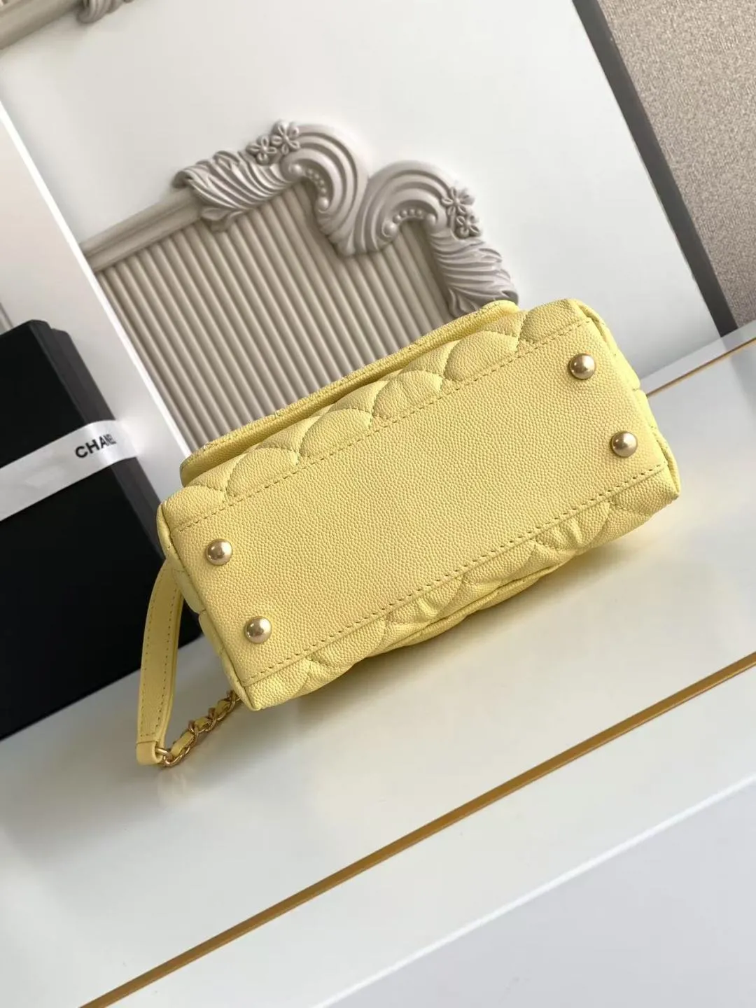 Chanel Caviar Quilted Extra Mini Coco Handle Flap AS2215 - 图片 7