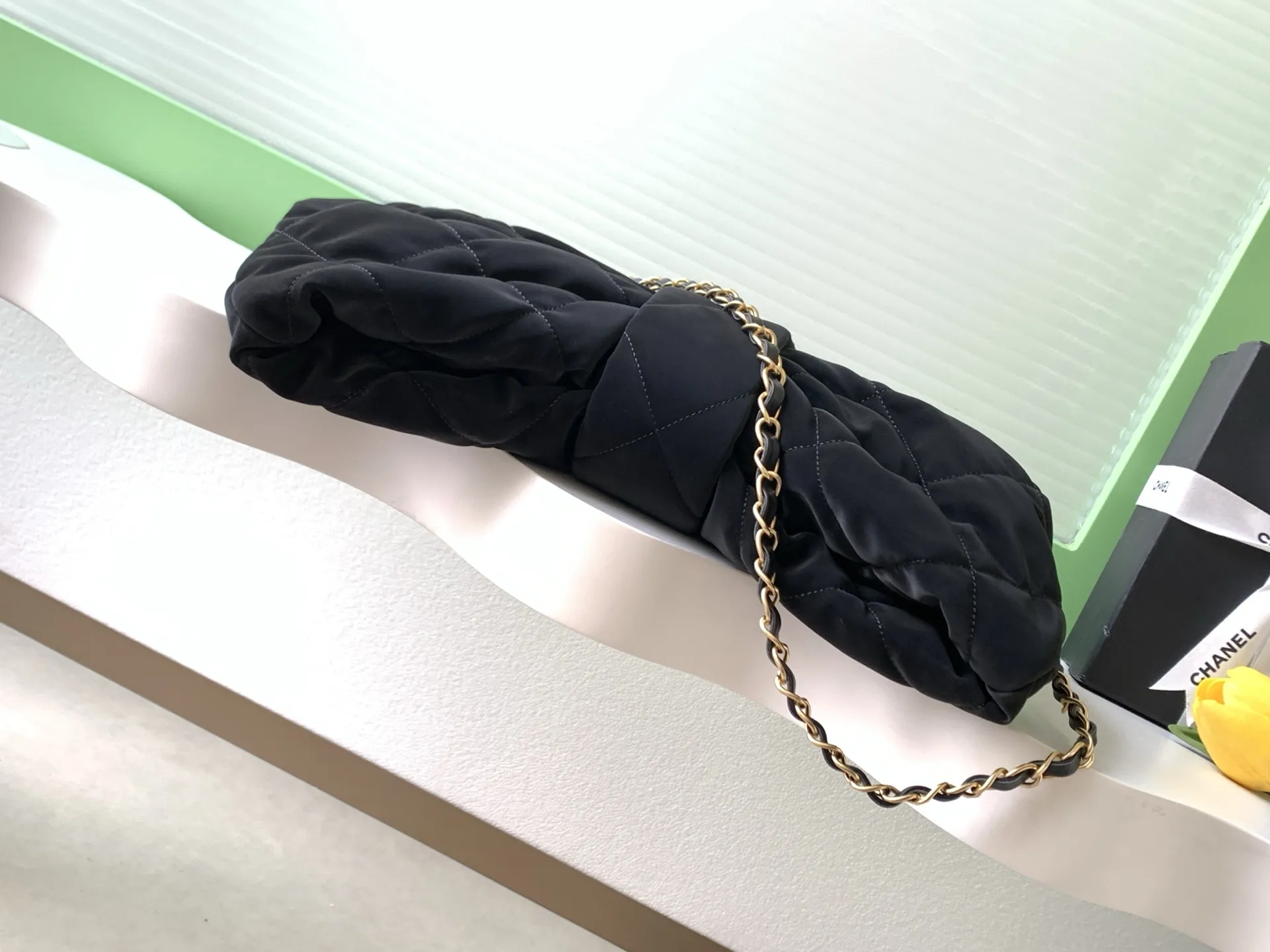 CHANEL Bow bag Gold AS5851 - 图片 5