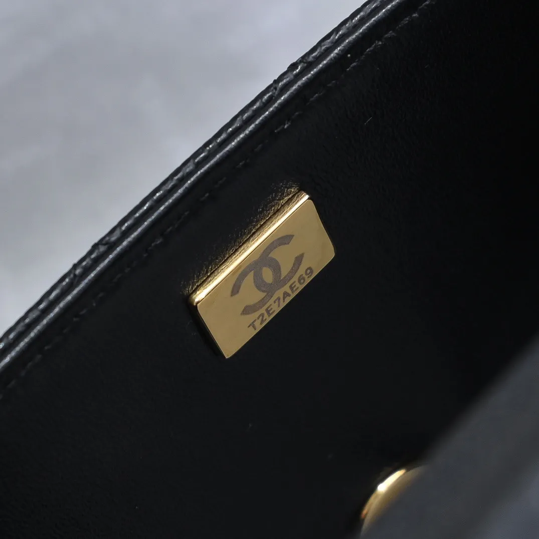 CHANEL Mini Flap Bag Caviar Gold A01116 - 图片 10