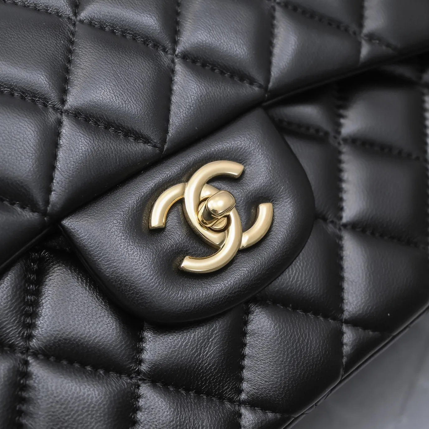 CHANEL Large Classic Flap Handbag Caviar Gold A58600 - 图片 6