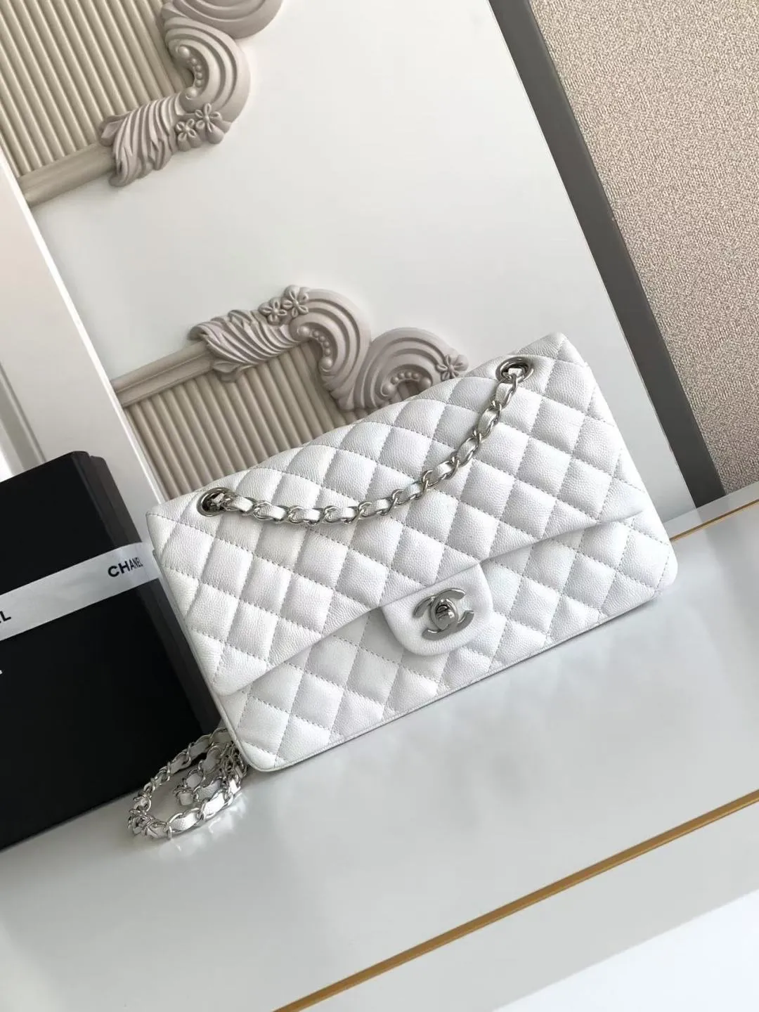 Alternative view of CHANEL Classic 11.12 Handbag Medium Caviar A01112