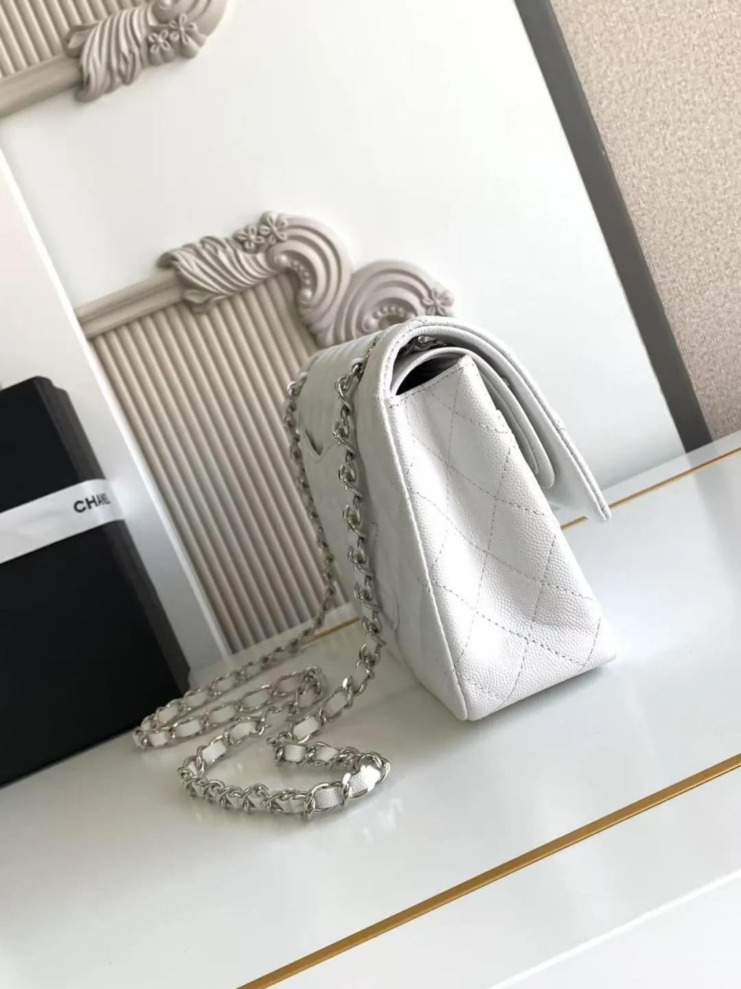 CHANEL Classic 11.12 Handbag Medium Caviar A01112 - 图片 4