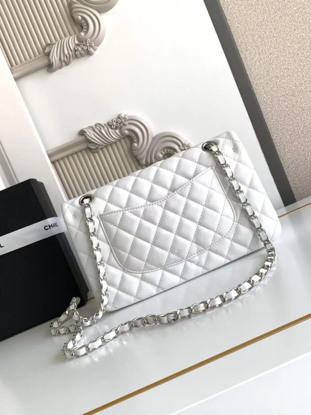 CHANEL Classic 11.12 Handbag Medium Caviar A01112 - 图片 3