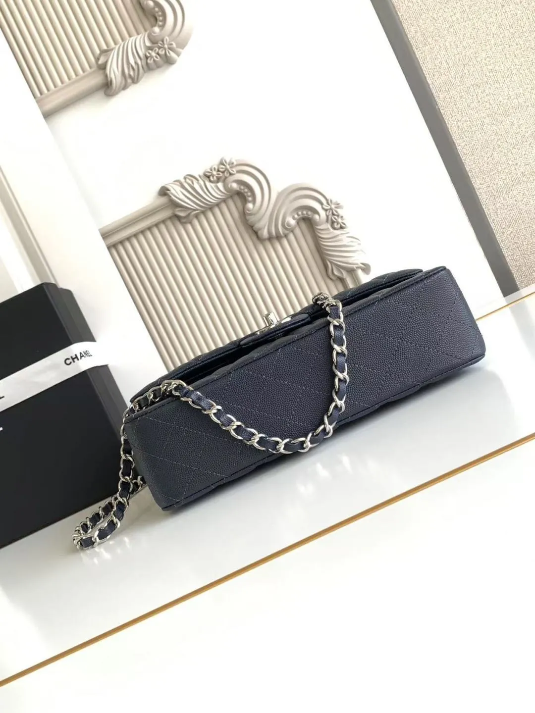 CHANEL Classic 11.12 Handbag Medium Caviar A01112 - Image 6
