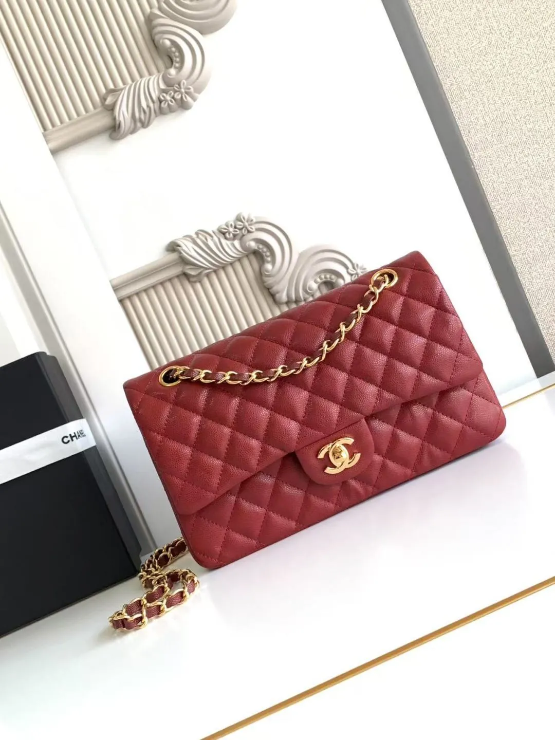 Alternative view of CHANEL Classic 11.12 Handbag Medium Caviar A01112