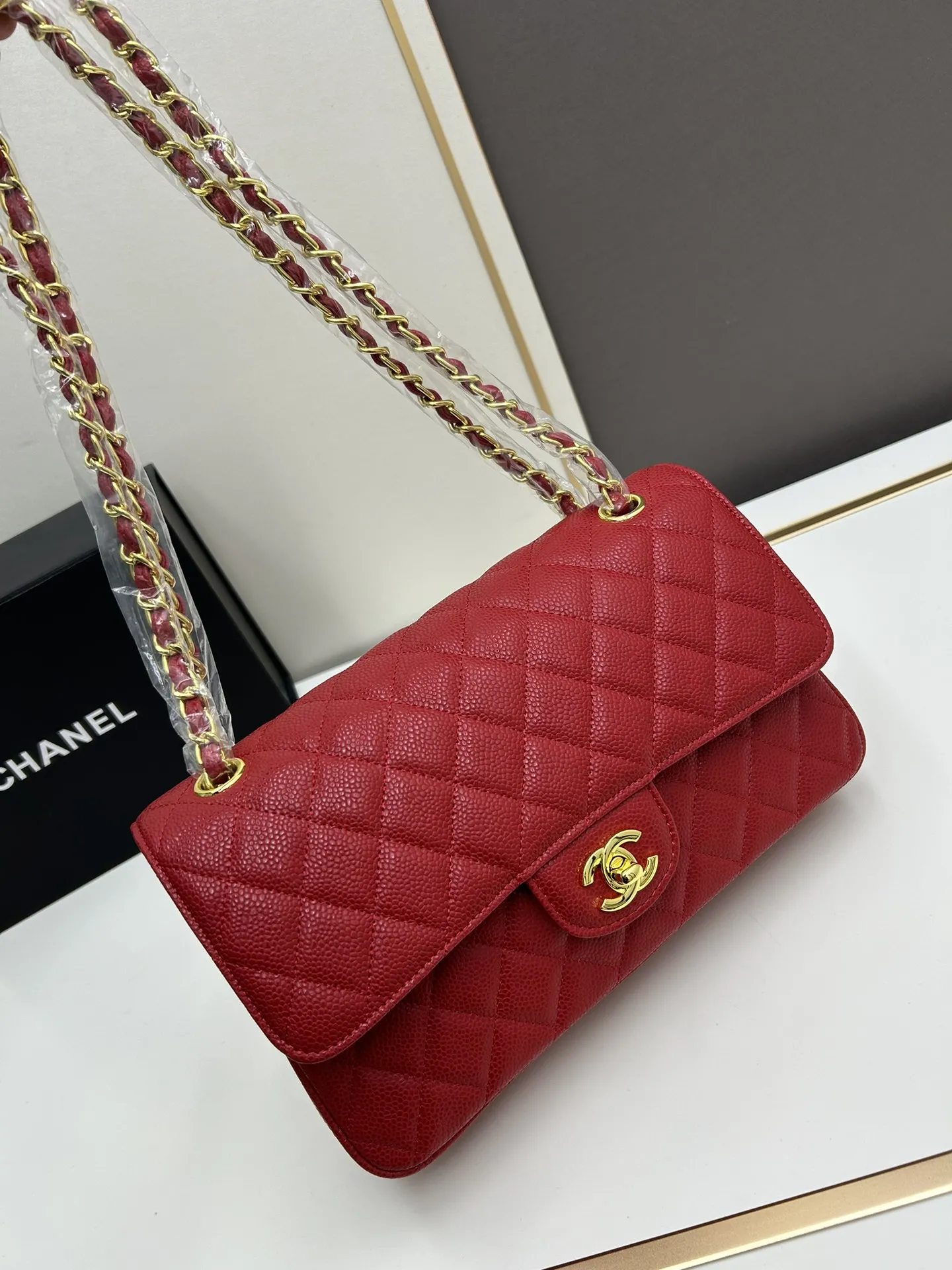 CHANEL Classic 11.12 Handbag Medium Caviar A01112 - 图片 3