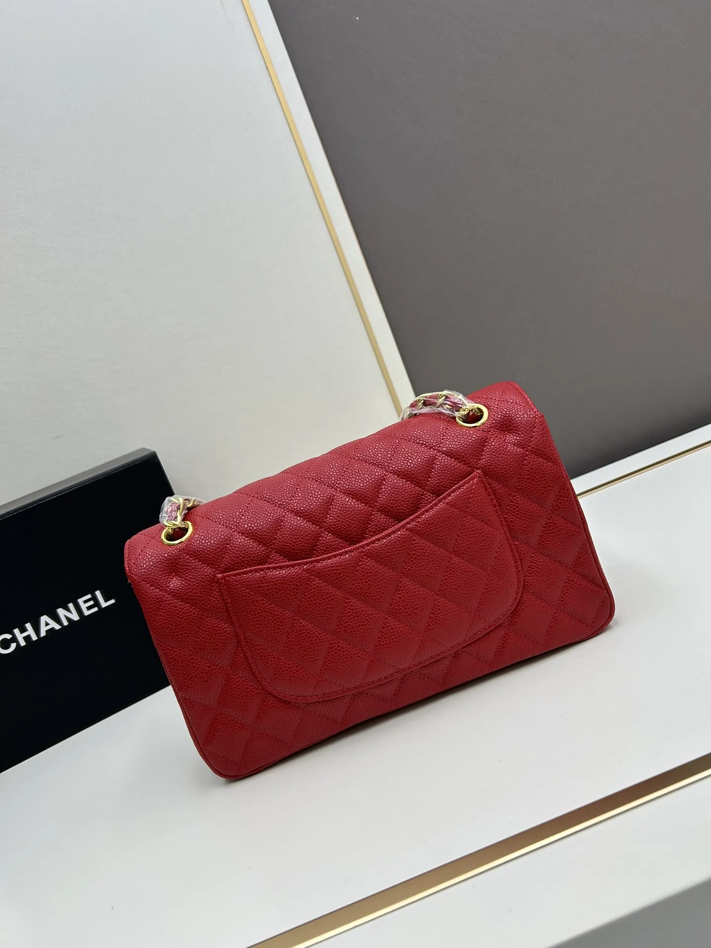 CHANEL Classic 11.12 Handbag Medium Caviar A01112 - 图片 4