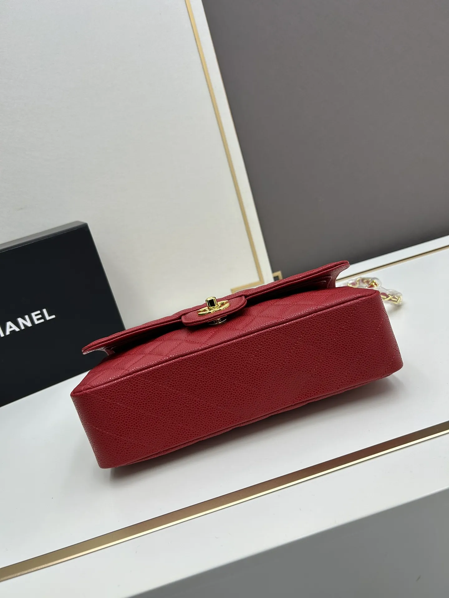 CHANEL Classic 11.12 Handbag Medium Caviar A01112 - 图片 5