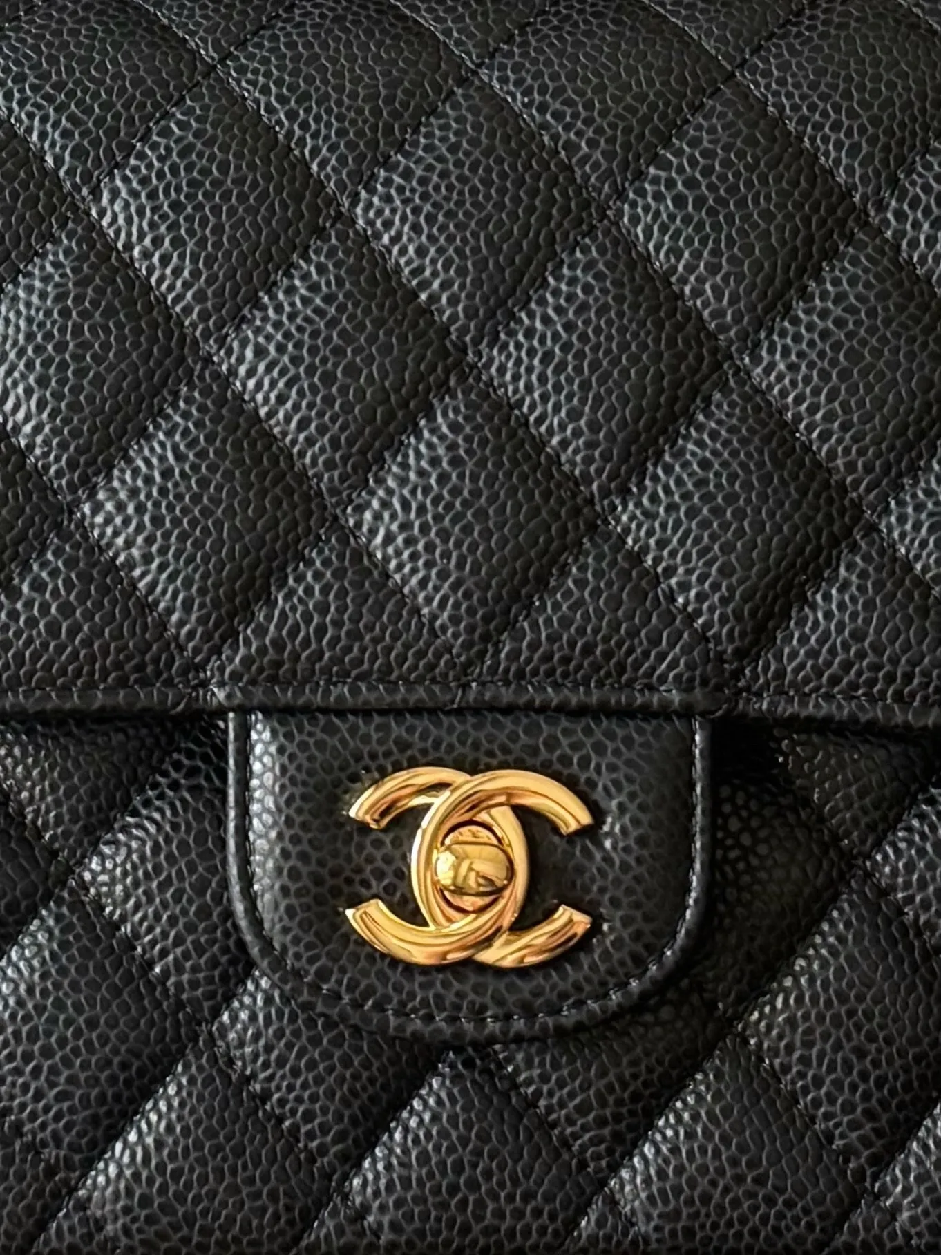 CHANEL Classic 11.12 Handbag Medium Caviar A01112 - Image 4