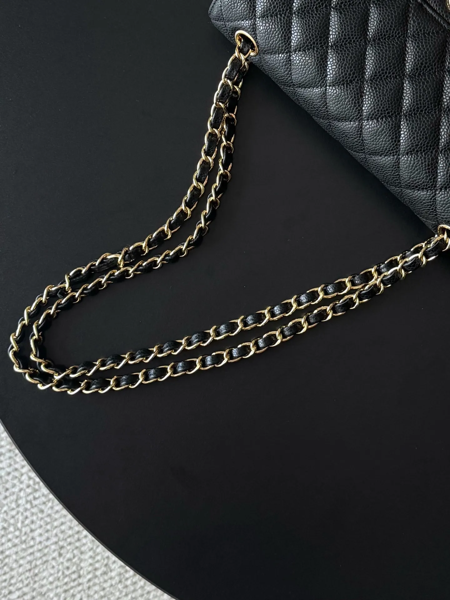CHANEL Classic 11.12 Handbag Medium Caviar A01112 - Image 5