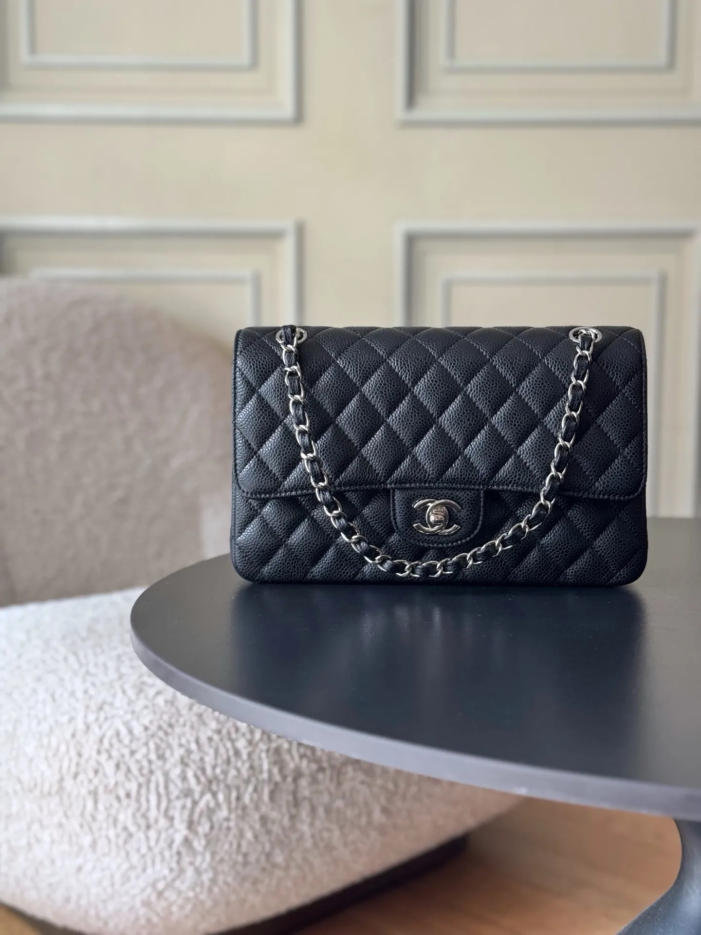 Alternative view of CHANEL Classic 11.12 Handbag Medium Caviar A01112