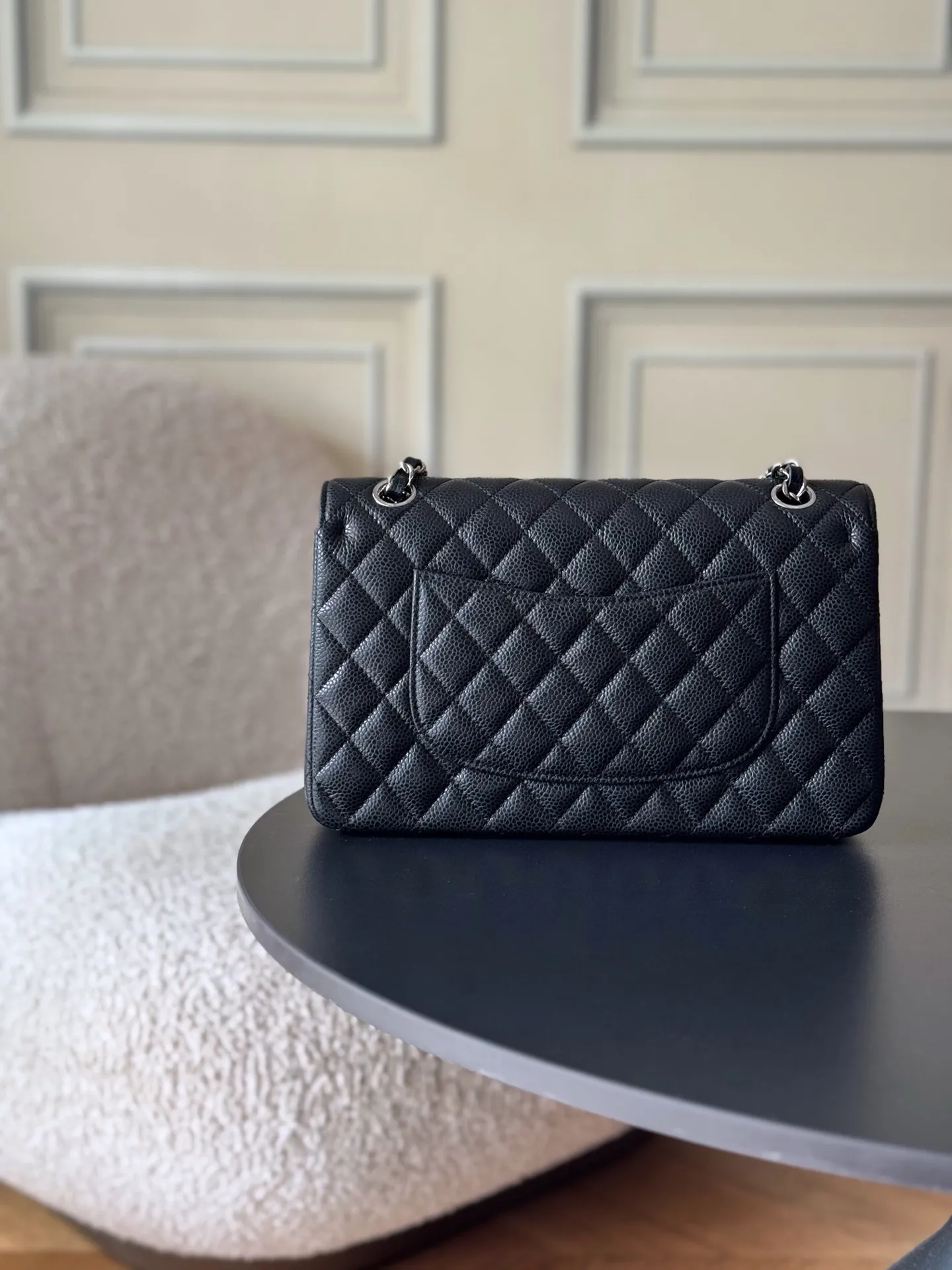 CHANEL Classic 11.12 Handbag Medium Caviar A01112 - 图片 4