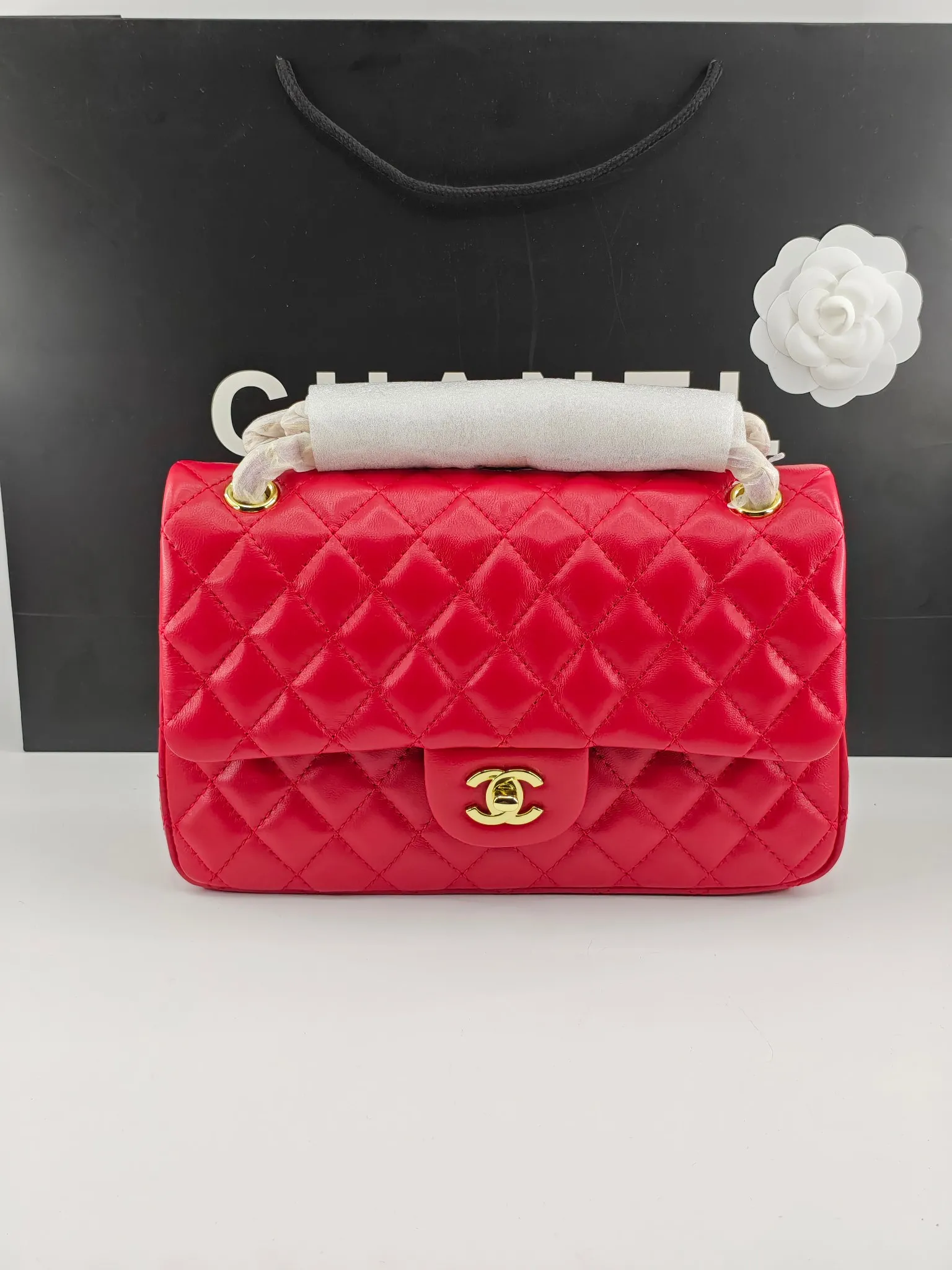 Alternative view of CHANEL Classic 11.12 Handbag Medium Lambskin A01112