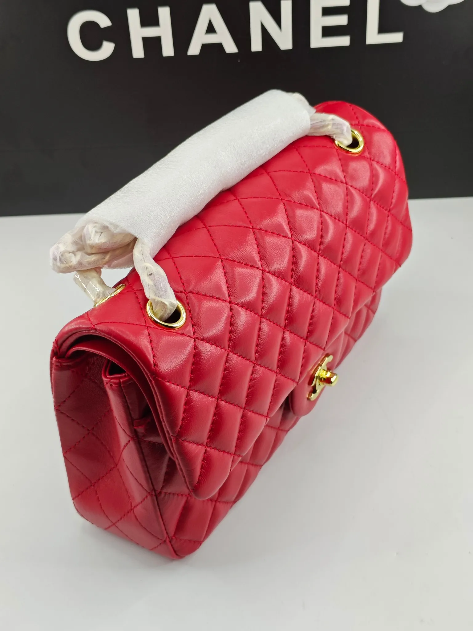 CHANEL Classic 11.12 Handbag Medium Lambskin A01112 - 图片 8