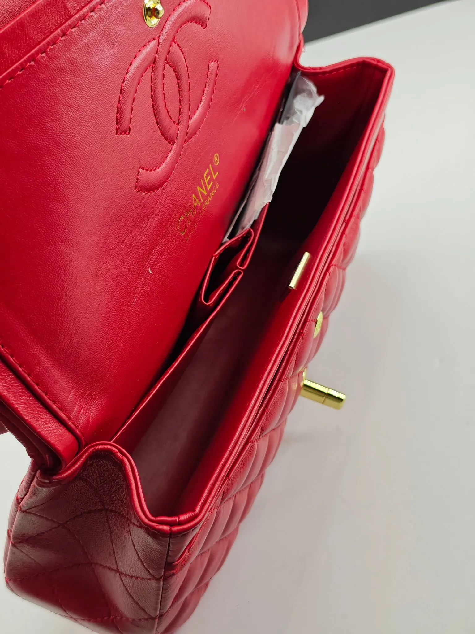 CHANEL Classic 11.12 Handbag Medium Lambskin A01112 - 图片 10