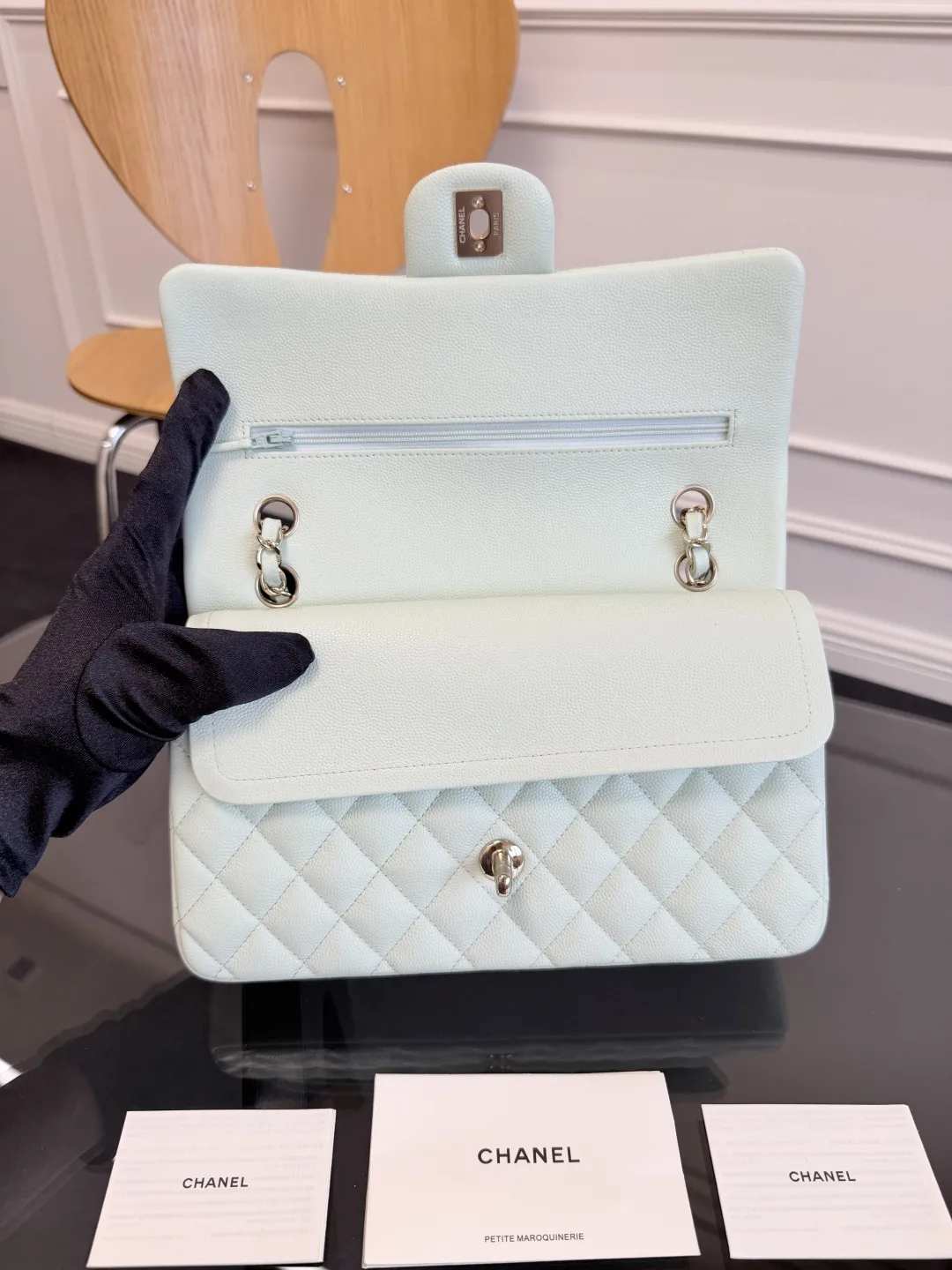 CHANEL Classic 11.12 Handbag Medium Caviar A01112 - 图片 8