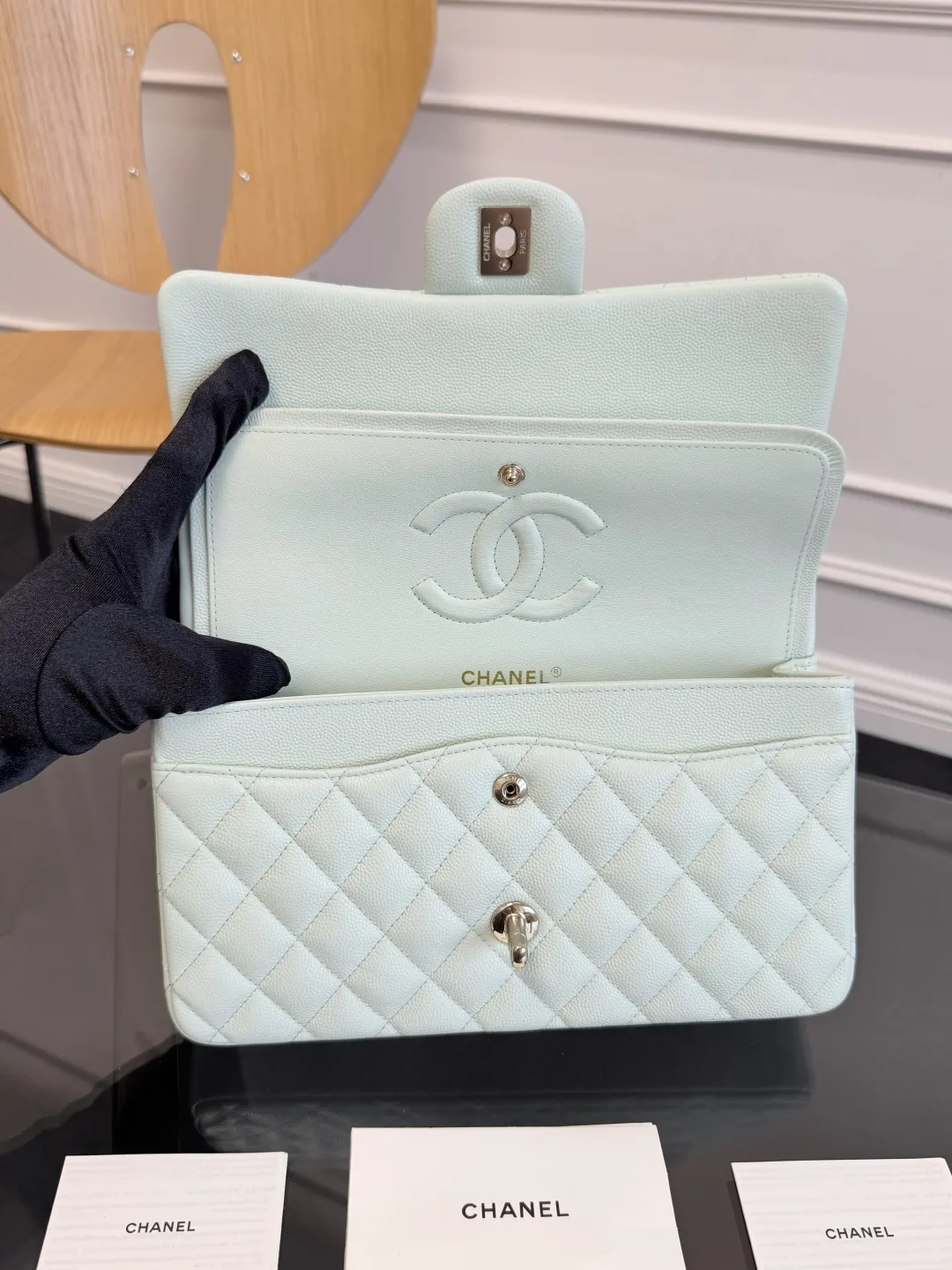 CHANEL Classic 11.12 Handbag Medium Caviar A01112 - 图片 10