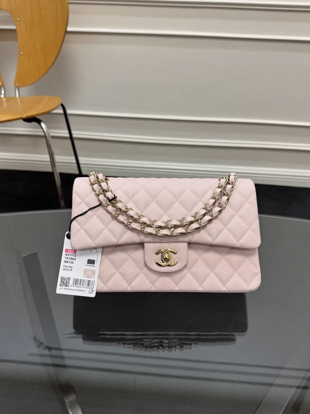 Alternative view of CHANEL Classic 11.12 Handbag Medium Caviar A01112