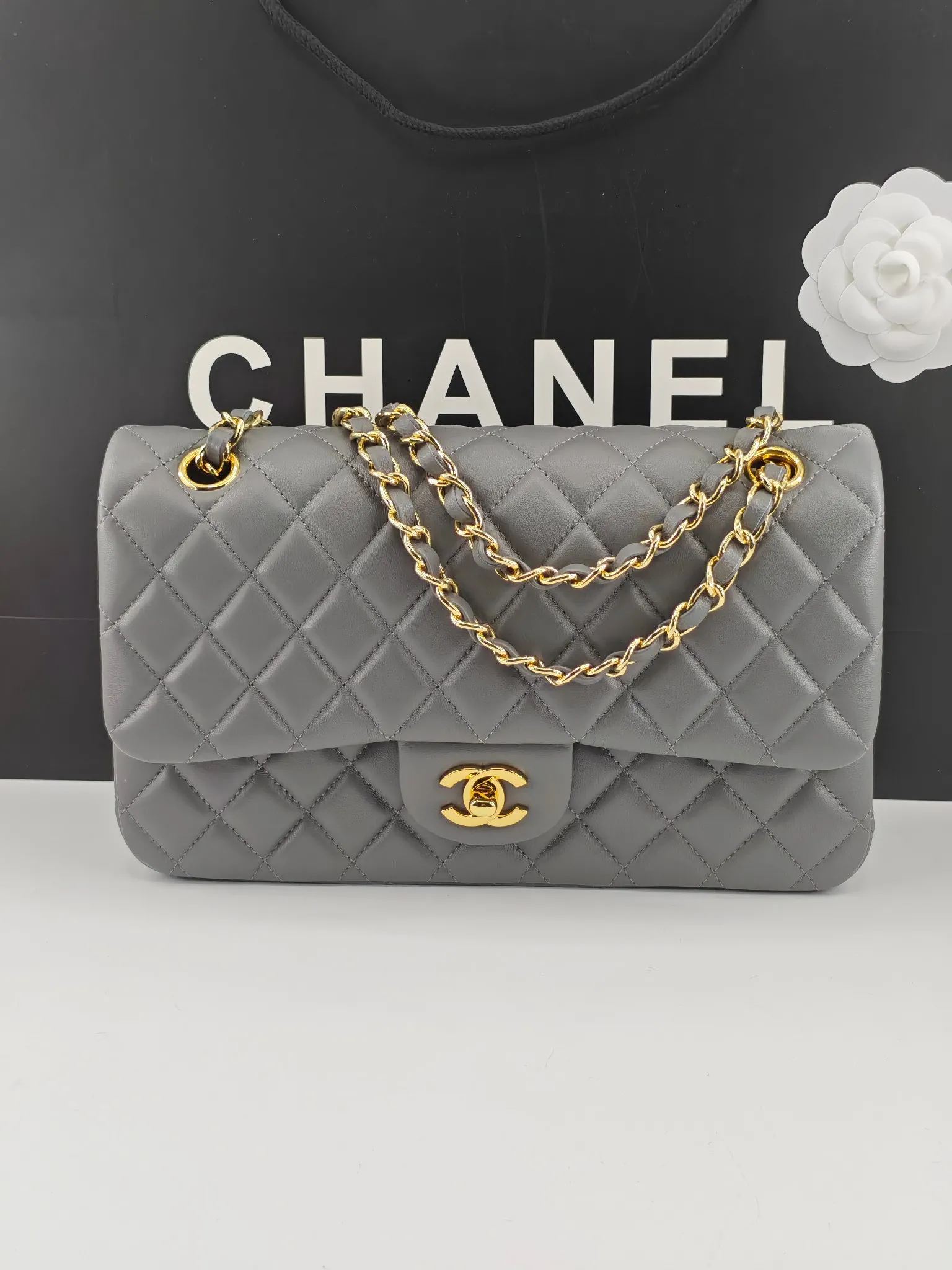 Alternative view of CHANEL Classic 11.12 Handbag Medium Lambskin A01112