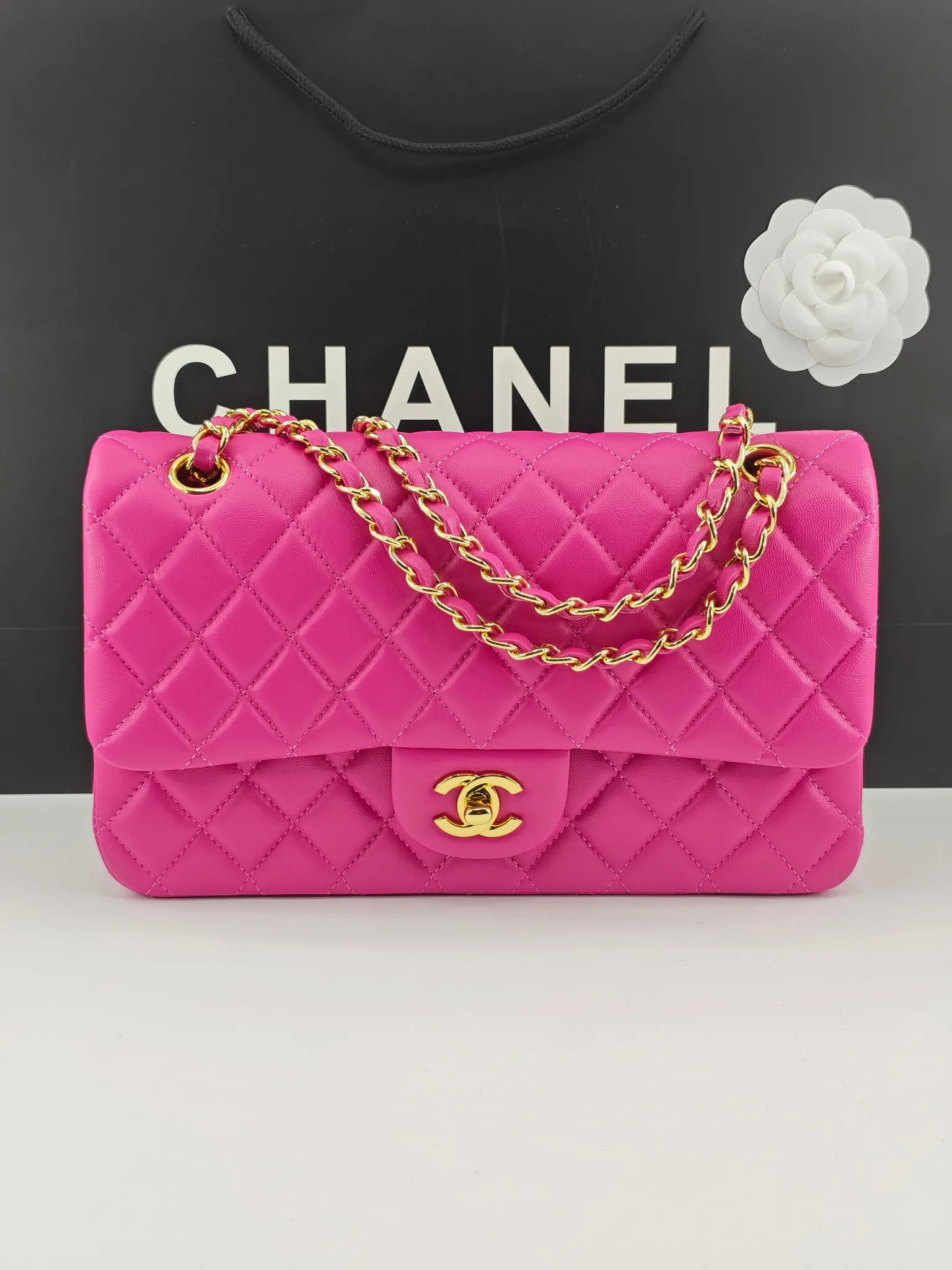 Alternative view of CHANEL Classic 11.12 Handbag Medium Lambskin A01112
