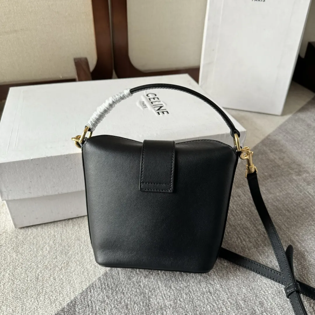 Celine Medium Bucket Louise In Smooth Calfskin 116613FX9.38NO - Image 4